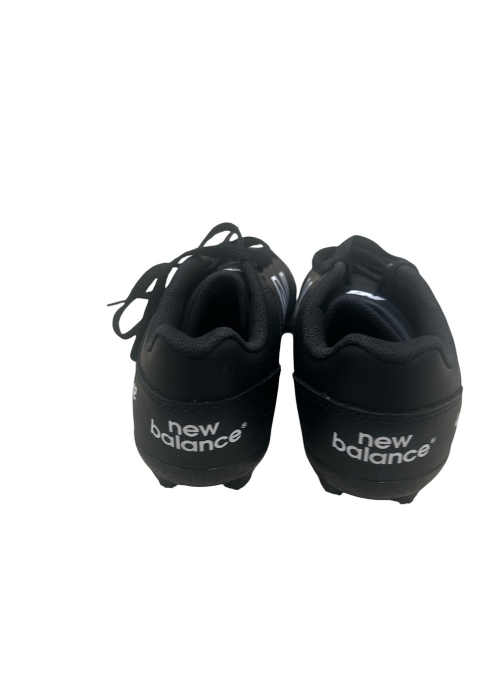NWT New Balance Kids Black soccer cleats Sneakers White 'N' Accent medium/11.5 - Picture 7 of 10